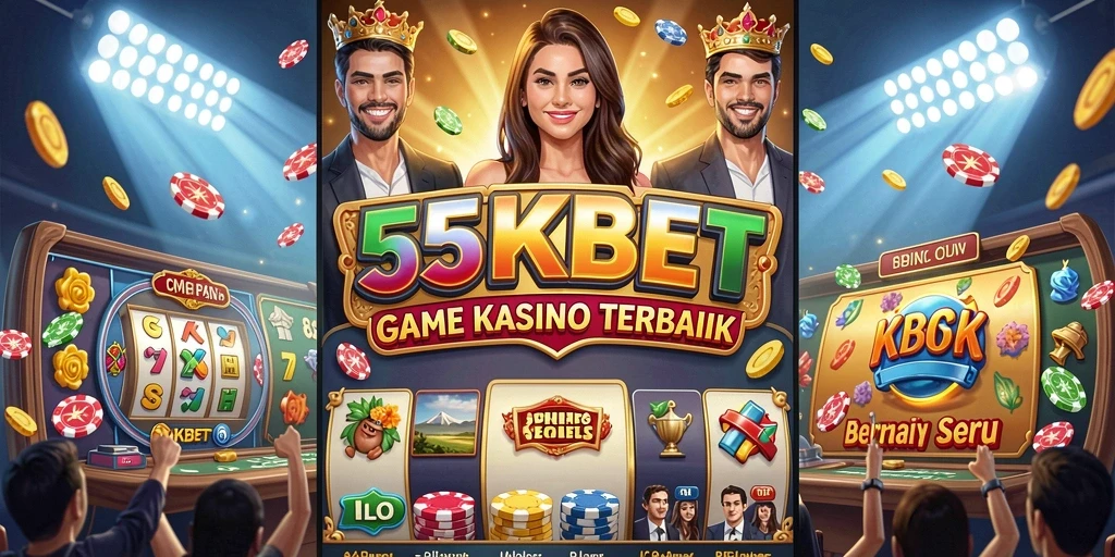 Screenshot menunjukkan gameplay mendebarkan di 55KBET.