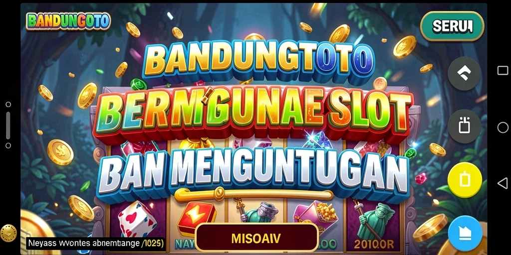 Screenshot gameplay BANDUNGTOTO menampilkan keseruan permainan Slot.