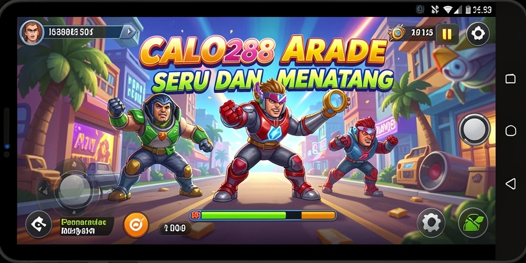 Tampilan gameplay seru dari CALO288 yang penuh tantangan.