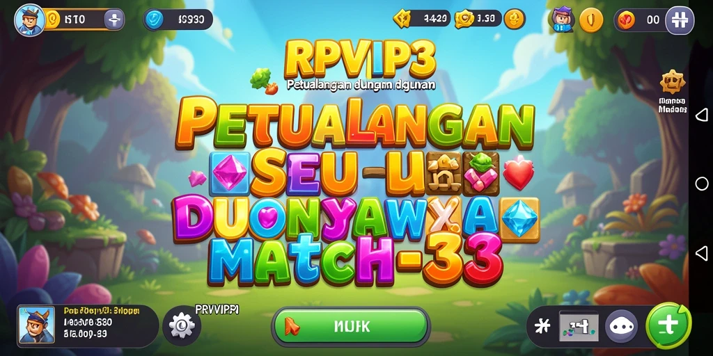 Screenshot RPVIP3 menampilkan gameplay seru dengan grafis cerah.
