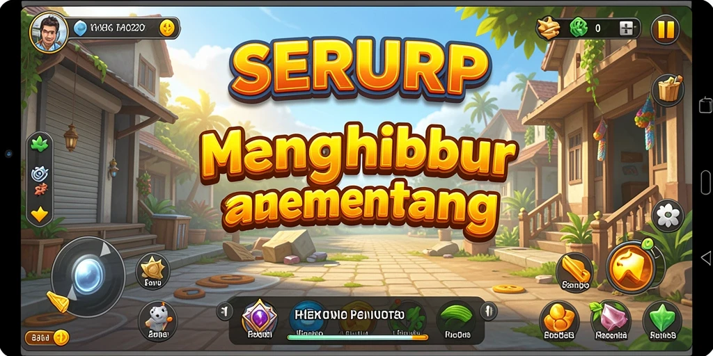 Screenshot SERURP menampilkan gameplay santai dengan elemen Idle yang menarik.